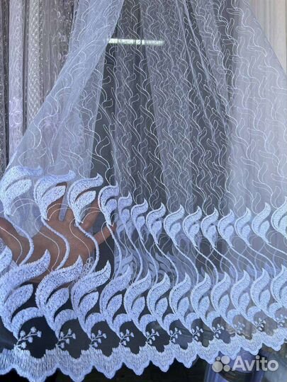 Тюль белый Турция