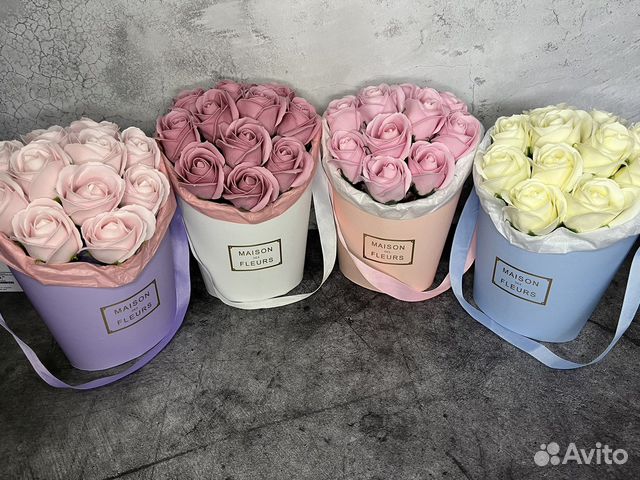 Мыльные розы букеты