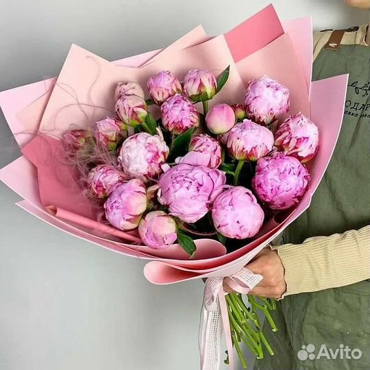 Пионы букет пион