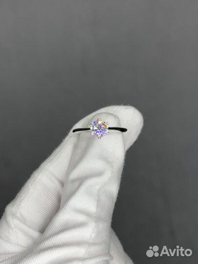 Кольцо с бриллиантом Tiffany Setting 1ct/2ct