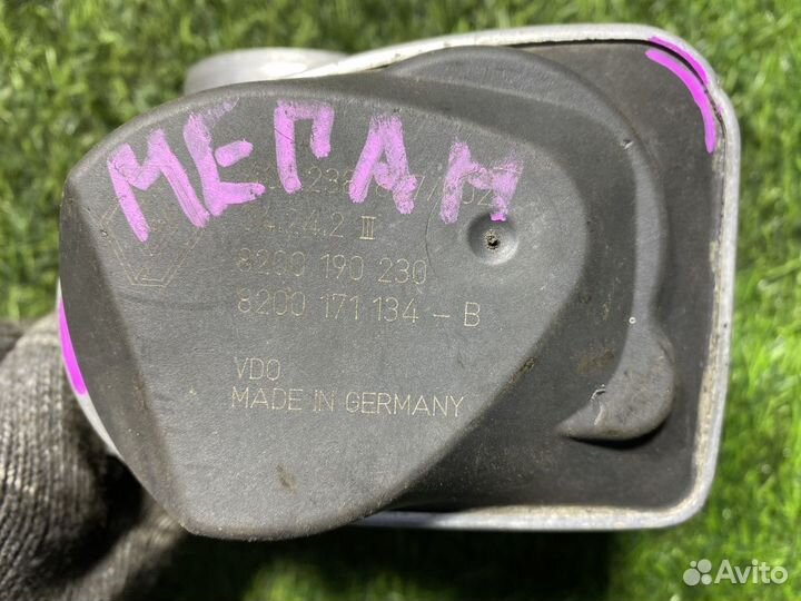 Заслонка дроссельная электрическая Renault Megane