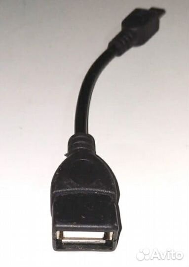 Кабель OTG microUSB новый