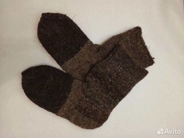 Носки мужские из собачьей шерсти