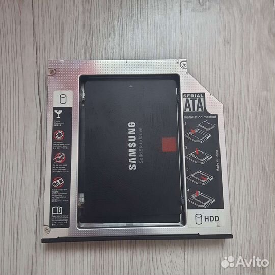 Оптибей адаптер подключения 2.5 в ноутбук