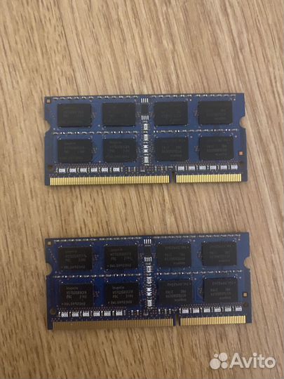 Оперативная память для ноутбука 4 gb ddr3 2 шт
