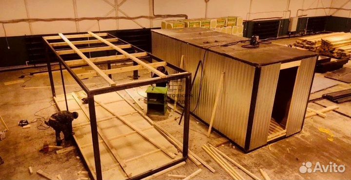 Блок контейнер для строителей. Привезем за 1 день