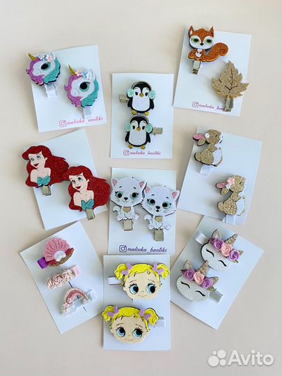 Заколки, бантики