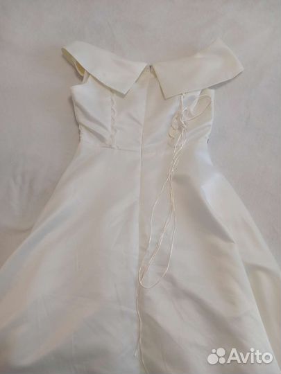 Вечернее белое платье