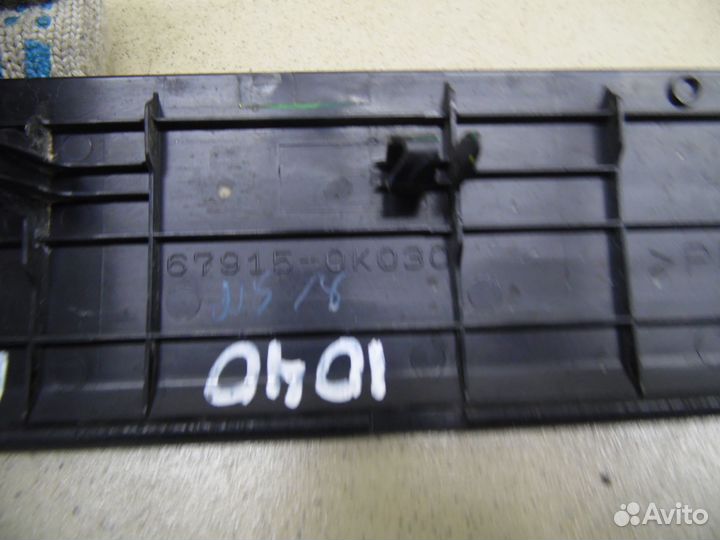 Накладка порога (внутренняя) Hi Lux 2015