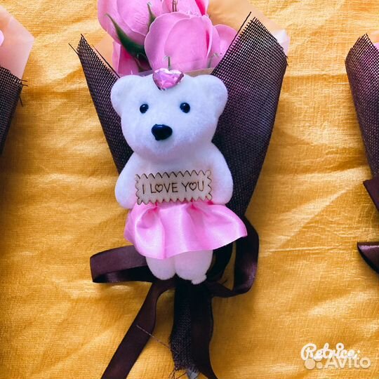 Букет цветов из мыла