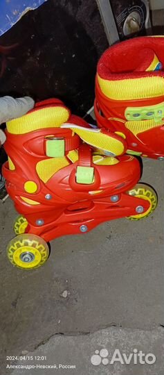 Ролики детские для девочек разджвижные