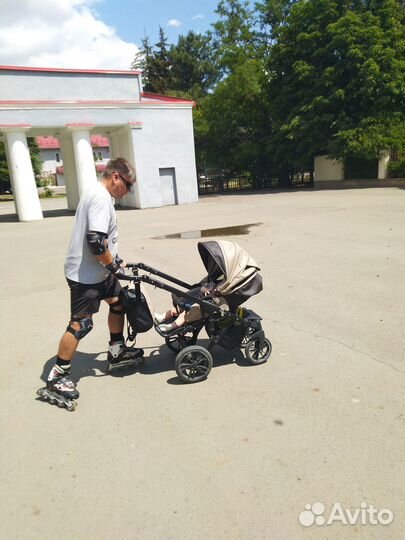 Коляска 2 в 1 Besa X-lancer eco (Экокожа)