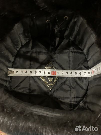 Мужская шапка нутрия