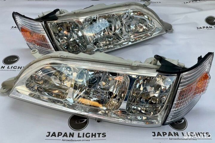 Фары хрустальные передние Toyota Cresta 100