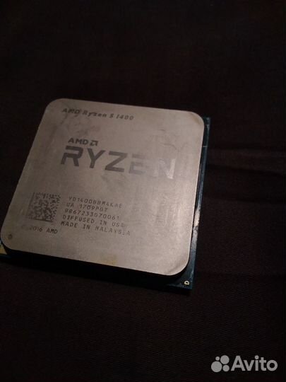 Ryzen 5 1400 и куллер