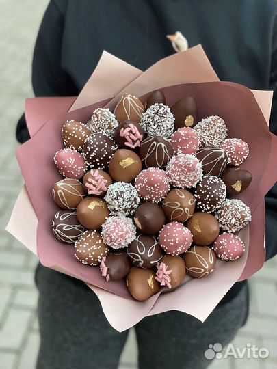 Клубника в шоколаде,букет, подарок