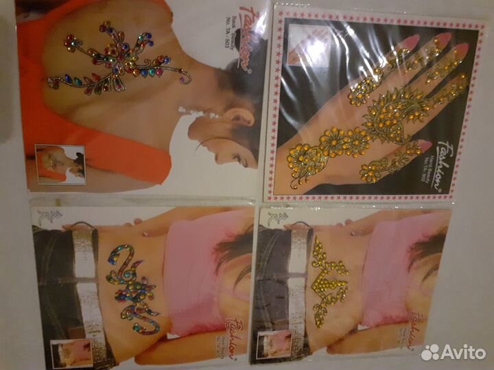 Наклейки тату на тело