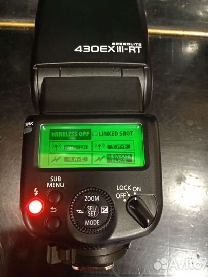 Вспышка камеры canon 430 EX III-RT