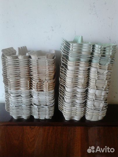 Картонные лотки для 10 куриных яиц