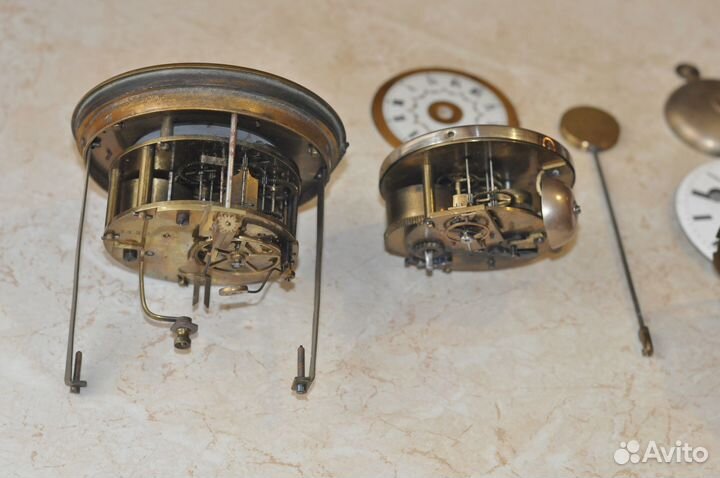 Старинные механизмы для каминных и настенных часов