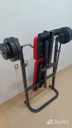 Скамья со стойками