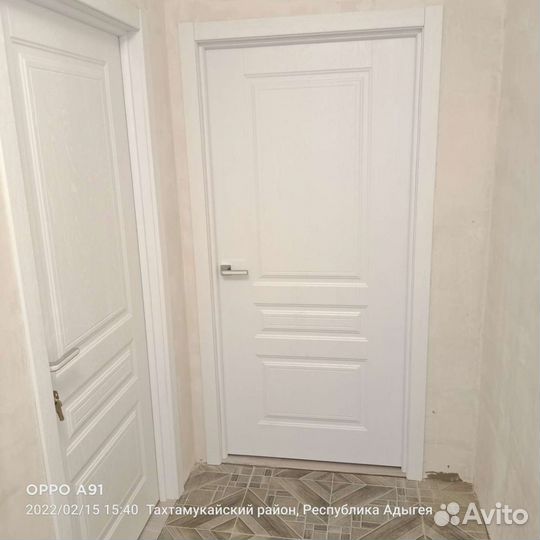 Установка межкомнатных дверей