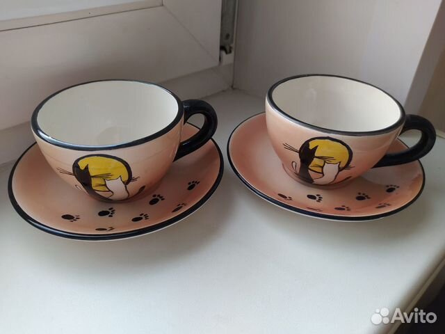 Чайная пара Влюбленные кошки