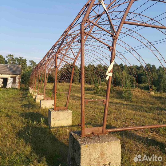 Арочный ангар б/у 85м Теплица