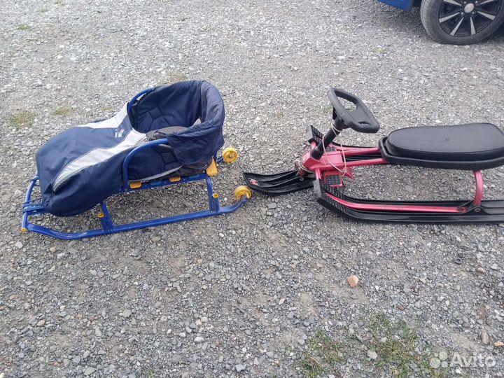 Детские зимние санки