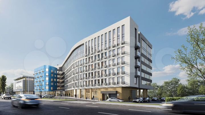 1-к. апартаменты, 68 м², 4/6 эт.