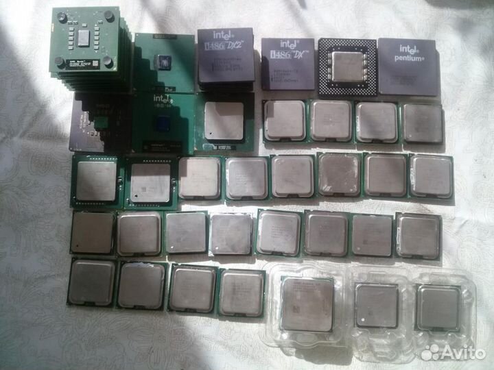 Процессоры Intel & AMD 20шт
