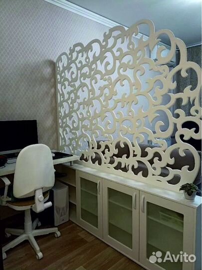 Ажурная резная перегородка