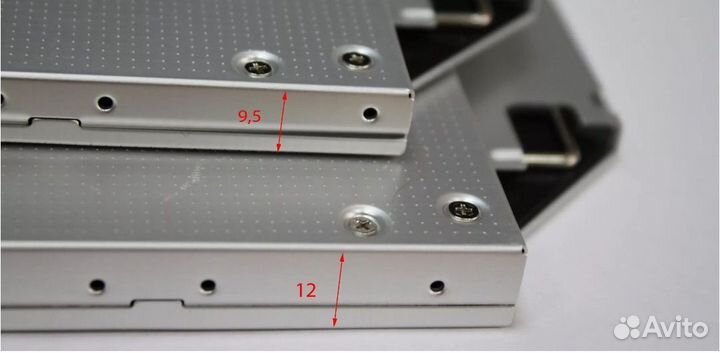 Optibay/Оптибэй салазки 9.5 мм 12.7