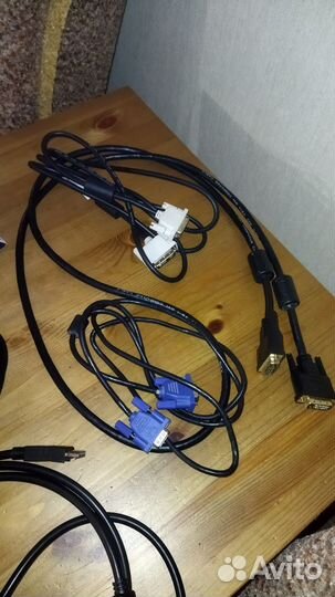 Новые кабели VGA, DVI, hdmi, Display Port