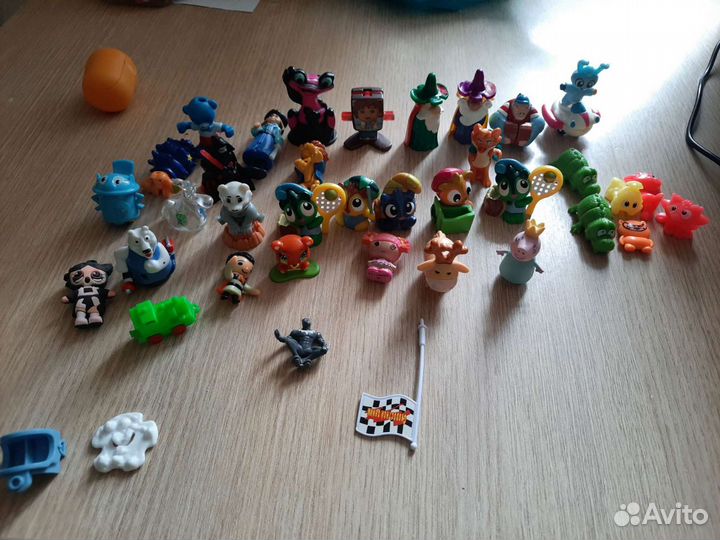 Игрушки из киндер сюрприза, прилипалы