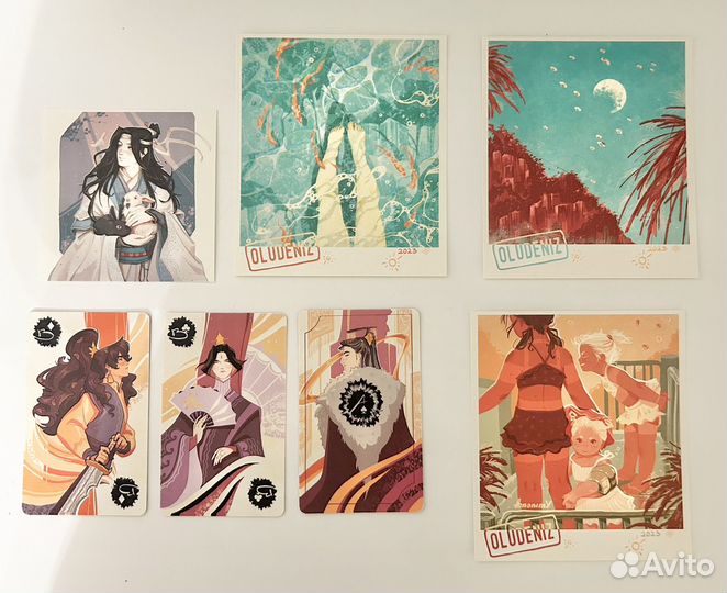 Открытки с артами Небожителей от amonimy