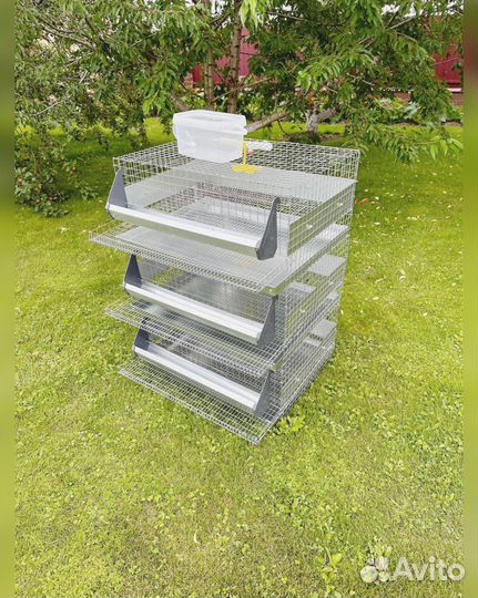 Клетка для перепелов на 90 голов