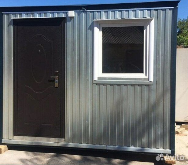 Бытовка 6 м строительная - (№2)