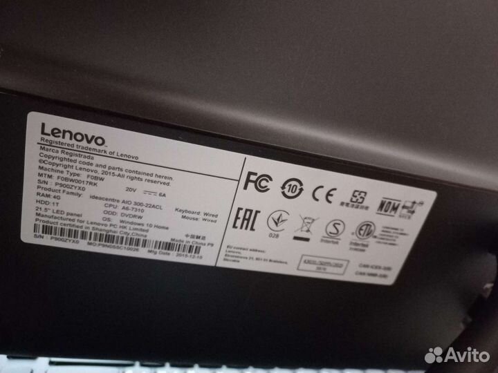 Моноблок 21,5'' Lenovo Idea Center 300-23ACL
