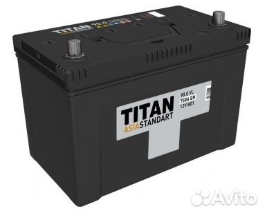 Аккумулятор 90 Ач Titan Asia Standart 750А