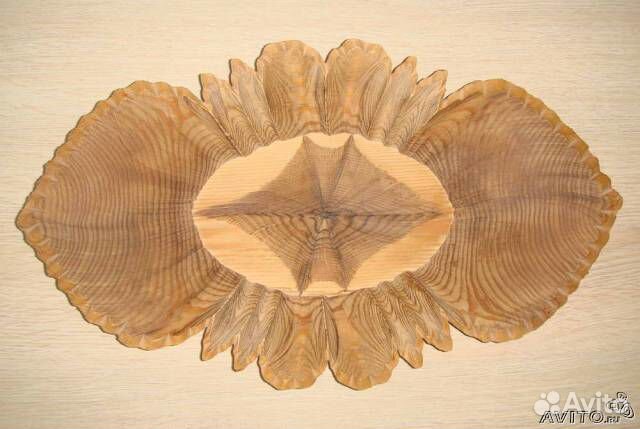 Фруктовница деревянная. Большая. 46 см