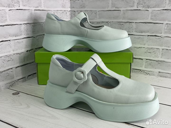 Натуральная кожа женские туфли лоферы