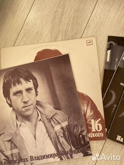 Пластинки Высоцкий