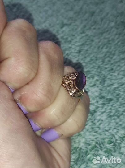 Золотое кольцо 585 пробы лодка