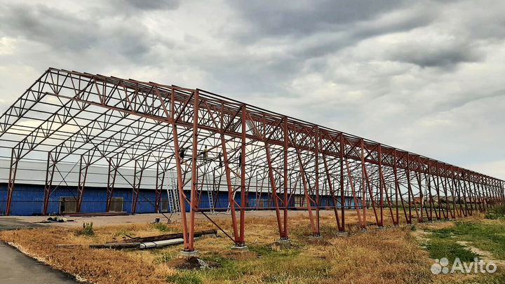 Изготовление металлоконструкций, ангары, склады