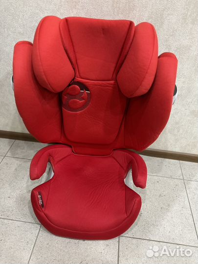 Автокресло cybex solution m fix/Infra red-red