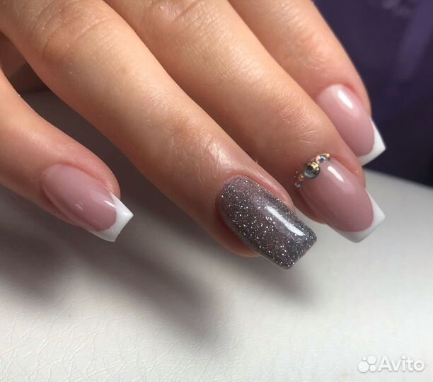 Наращивание ногтей гель лак