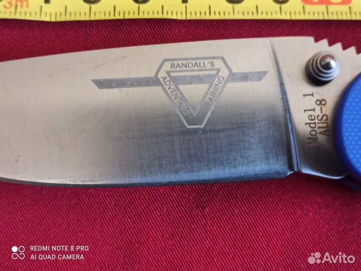 Нож, сталь AUS-8, HRC 60, рукоять G-10