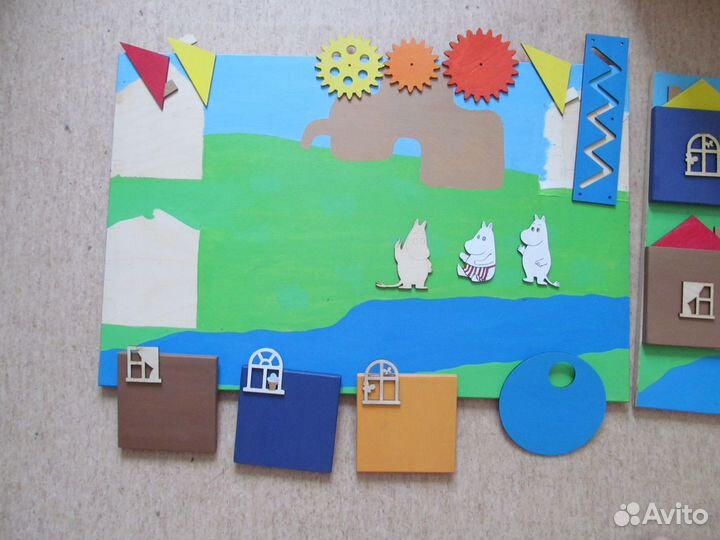 Бизиборд набор для создания, заготовки из дерева