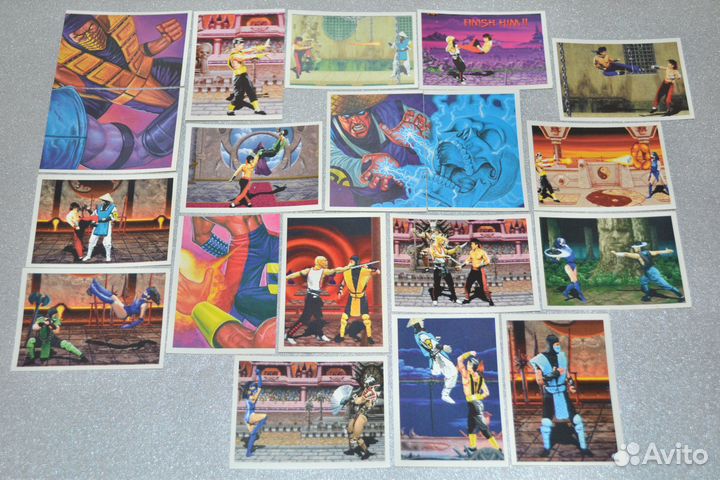 Карточки Наклейки Мортал Комбат